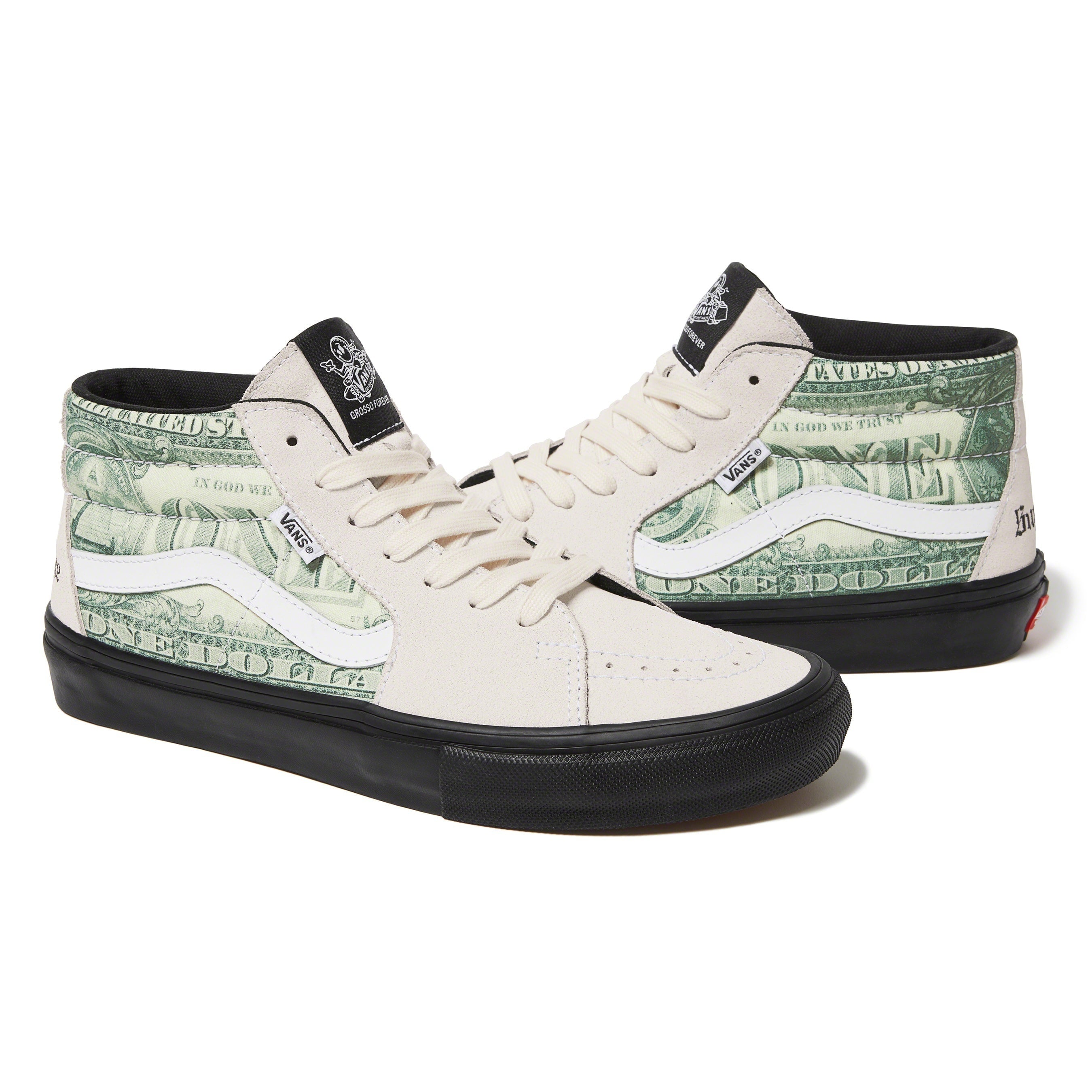 Supreme®/ Vans® Dollar Skate Grosso Mid view 5